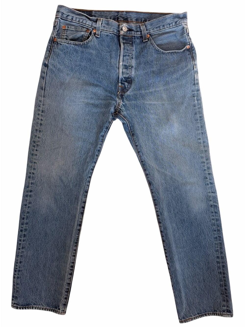Levi's 501 Original Fit Straight Leg Jeans W33 L30 Button Fly Denim